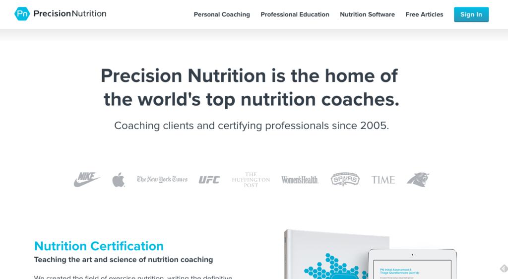 Nutrition Certification, Coaching & Courses