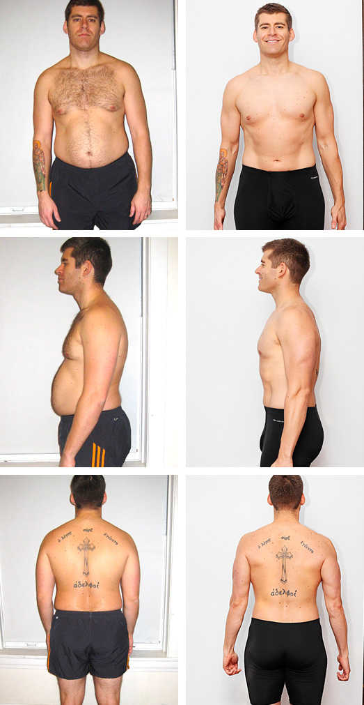 weight loss transformation before after