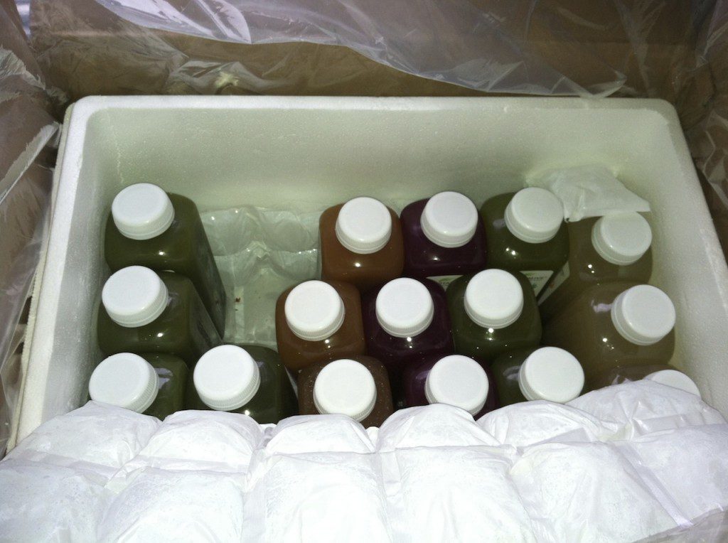 72 hours (and $180) worth of "cleansing" juice.