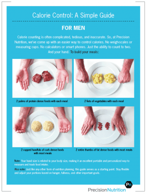 Forget calorie counting: Try this calorie control guide for men and ...