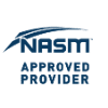 NASM logo, a nutrition continuing education partner