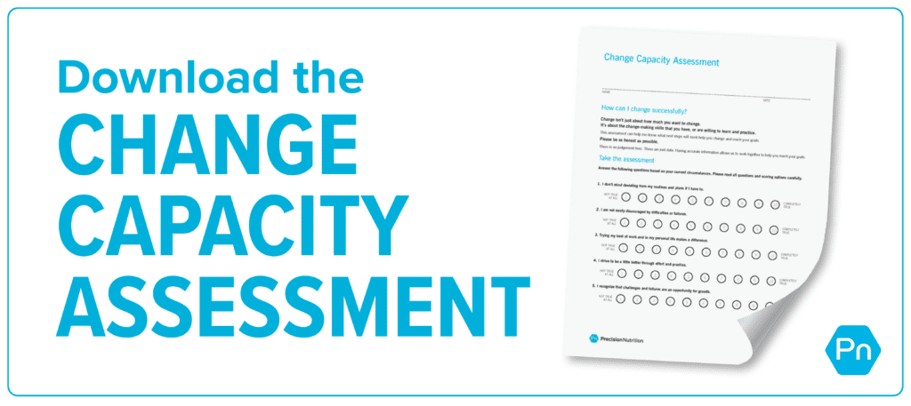 Image of change capacity assessment document available for free download
